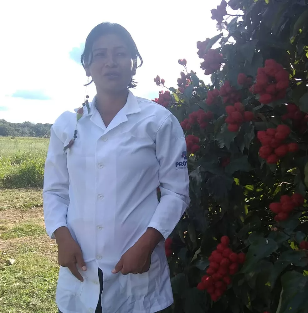 Técnica de enfermagem Elizete Ariabo Calomezore disse que nunca tinha visto caso parecido — Foto: Arquivo pessoal