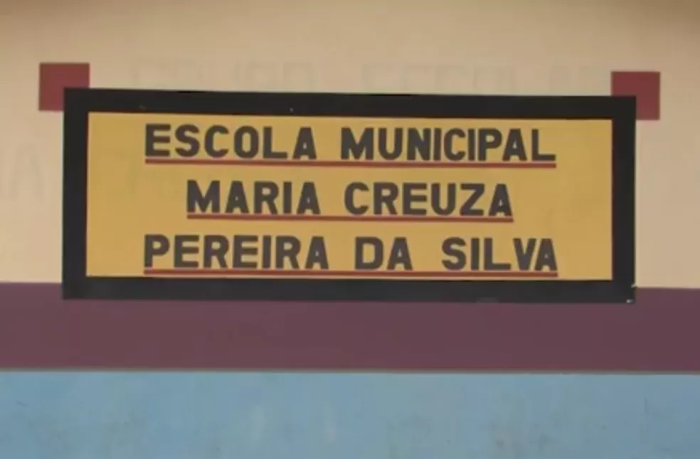 Escola Municipal Maria Creuza Pereira da Silva, em Itabuna  — Foto: Reprodução/TV Santa Cruz