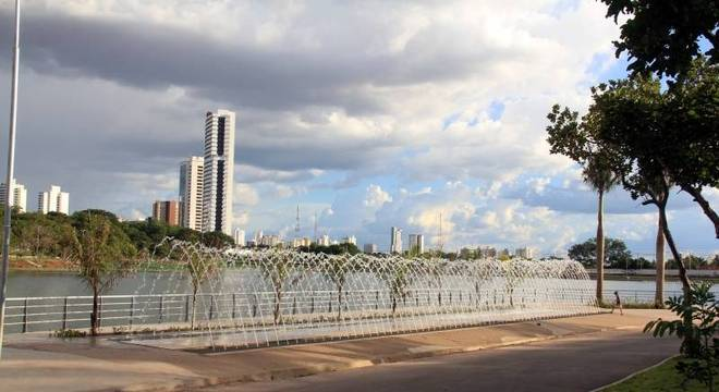 O Parque das Águas fica no centro político-administrativo de Cuiabá 