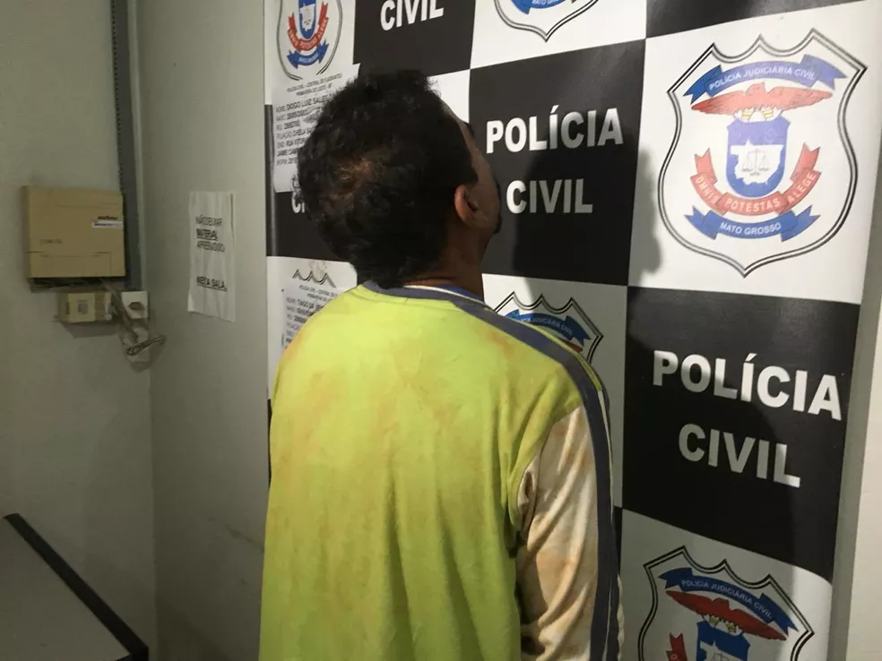 O marido, Marcelo da Silva, de 34 anos, foi preso e confessou o crime — Foto: Márcio Falcão/TV Centro América