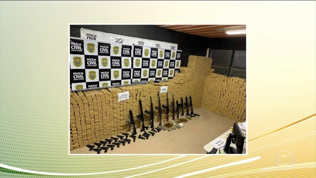 Polícia Civil realiza a maior apreensão de drogas do ano no estado de Minas Gerais Polícia Civil realiza a maior apreensão de drogas do ano no estado de Minas Gerais