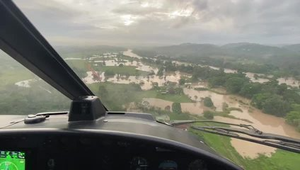 Helicóptero Potiguar I, da Sesed/RN, é usado para buscas e salvamento na Bahia