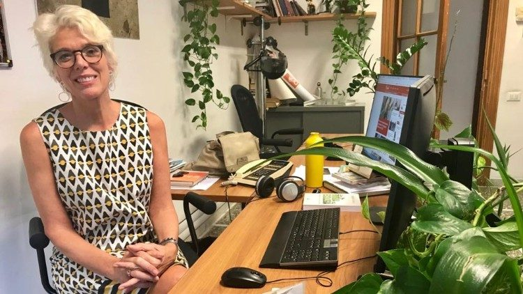 A nova vice-diretora da Sala de Imprensa da Santa SÃ©, Cristiane Murray