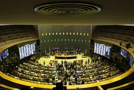 O plenário da Câmara dos Deputados O plenário da Câmara dos Deputados