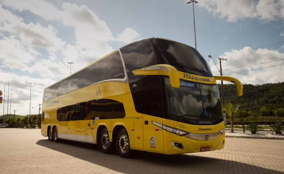 Ônibus da Viação Itapemirim — Foto: Divulgação