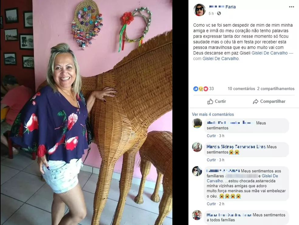 Turista mineira morre após se afogar em piscina de pousada na Bahia — Foto: Reprodução/Facebook Turista mineira morre após se afogar em piscina de pousada na Bahia — Foto: Reprodução/Facebook