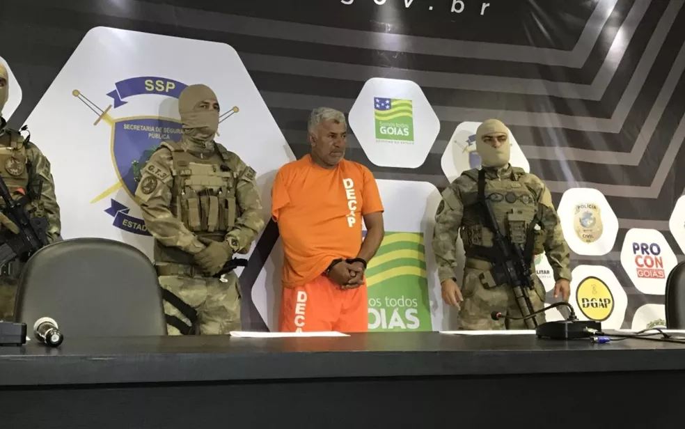 Homem considerado o maior estuprador em série de Goiás é preso suspeito de 47 abusos — Foto: Vitor Santana/G1