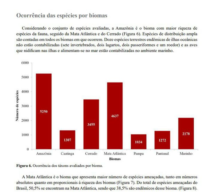 A Amazônia é o bioma com maior riqueza de espécies da fauna