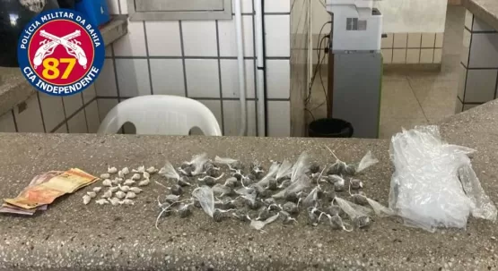 PM apreende menor com droga em Teixeira de Freitas