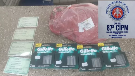PM prende homem que furtou carne em supermercado em Teixeira de Freitas