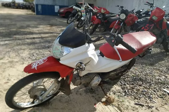 Leilão do Detran tem moto conservada com lance a partir de R$ 250