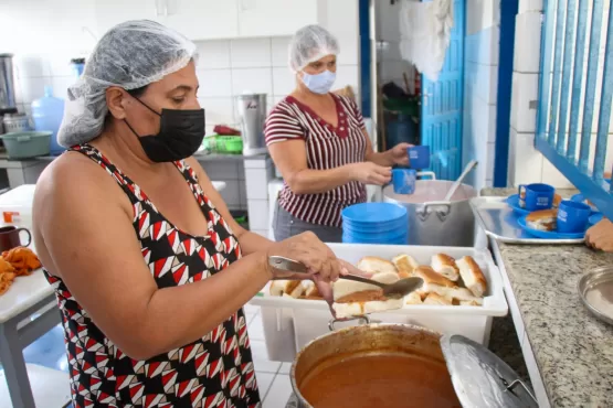 Prefeitura oferta variedade de merenda na Escola Municipal Jesuíno Martins de Souza, em Cachoeira do Mato