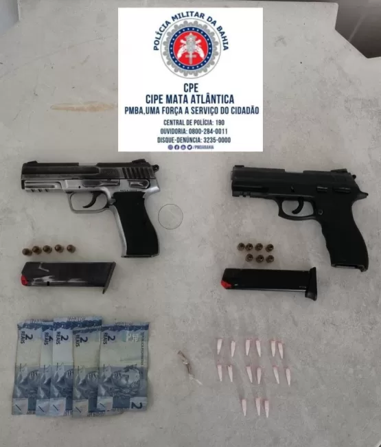 Dois criminosos morrem em confronto com a CAEMA em Santa Cruz de Cabrália