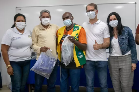 Agentes de Combate às Endemias – ACE recebem mais equipamentos de trabalho, em Teixeira