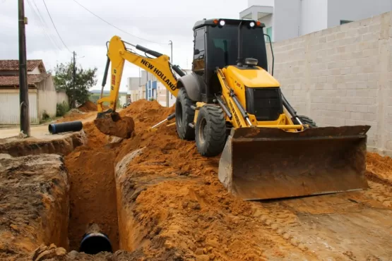 Prefeitura de Teixeira de Freitas segue com obras de drenagem no bairro Mirante do Rio