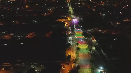 Milhares de pessoas na primeira noite do 13º Forró do Asfalto de Nova Viçosa