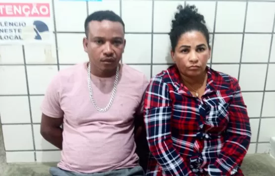 Casal é preso por tráfico de drogas no centro de Itabatã