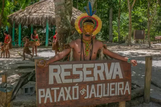 Espaços de comercialização de artesanato e de vivências serão inaugurados na Reserva Pataxó da Jaqueira, em Porto Seguro