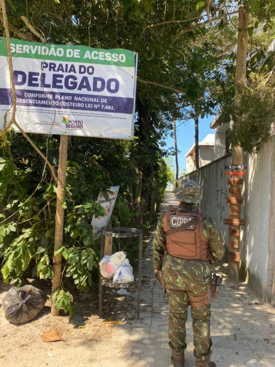 CIPPA/PS provoca ação de fiscalização para garantir o acesso livre à orla do Distrito de Arraial D’Ajuda