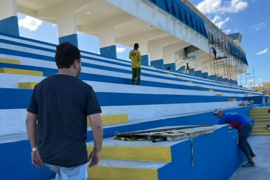 Prefeitura de Itamaraju realiza reforma do Estádio Juarez Barbosa