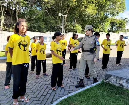 43ª CIPM realiza o lançamento oficial do projeto social “Kung Fu na Escola”, em Itamaraju