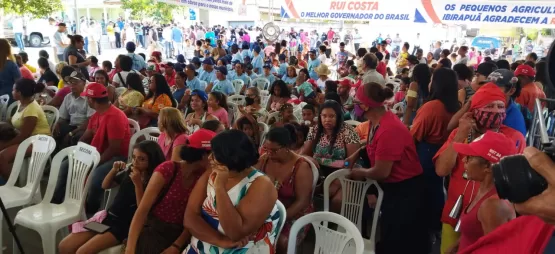 Prefeito Calixto recebe governador do estado e inaugura mercado municipal, em Ibirapuã