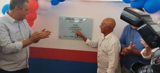 Prefeito Calixto recebe governador do estado e inaugura mercado municipal, em Ibirapuã