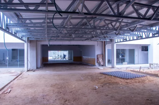 Obras de creches municipais realizadas pela Prefeitura de Teixeira estão em fase final