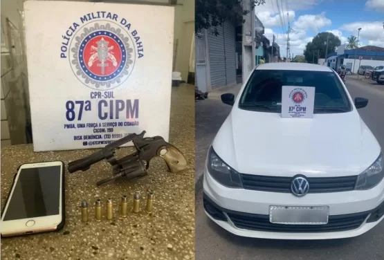Polícia prende sequestradores armados e liberta vítima, em Teixeira de Freitas