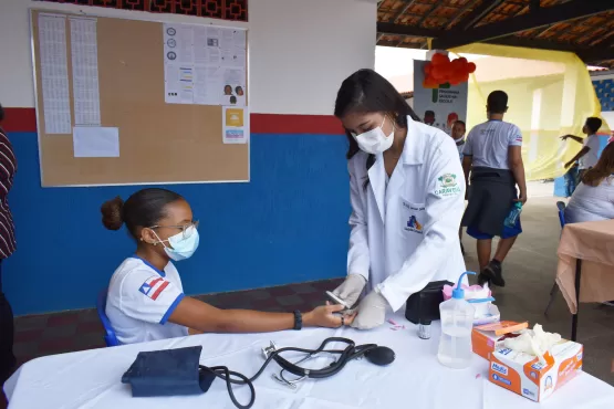 Caravelas realiza 5900 procedimentos em especialidades de saúde nos cuidados de alunos da rede municipal de ensino