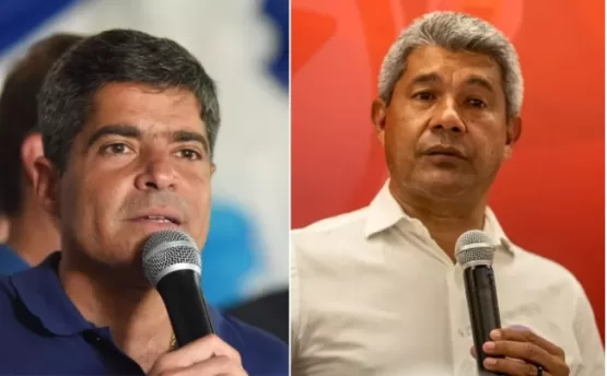 Ipec: ACM Neto tem 56% e Jerônimo Rodrigues tem 13% na disputa para o governo da Bahia