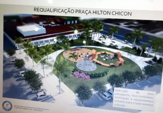 Prefeito de Teixeira de Freitas apresenta projeto de drenagem no entorno do shopping Teixeira Mall