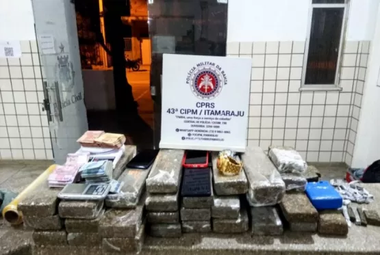 Polícia prende homem com mais de 26 quilos de drogas em Itamaraju