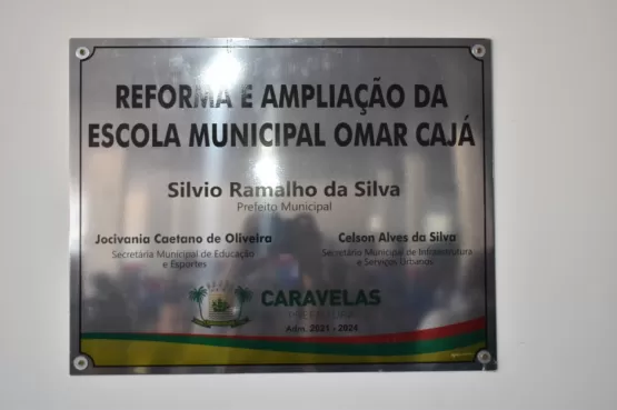 Inauguradas as obras de revitalização do Colégio Omar Cajá de Juerana