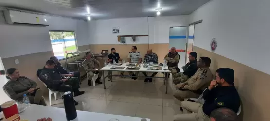 Forças de segurança da Bahia sereunem com  Justiça Federal para discutir conflito entre indígenas e fazendeiros no município do Prado