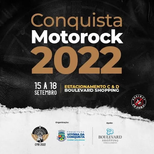 Depois de dois anos de espera, Conquista Moto Rock volta a acontecer entre os dias 15 e 18 de setembro