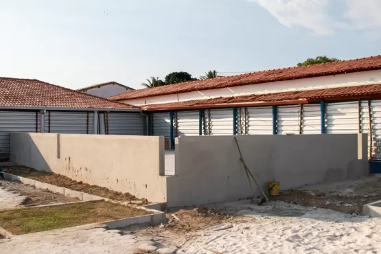 Prefeitura prossegue com construção de refeitórios em seis escolas de Teixeira de Freitas