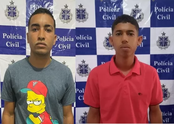 Dupla investigada por diversos crimes é presa pela Polícia Civil, em Caravelas
