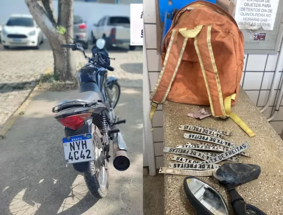 Piloto foge e PM apreende moto com indícios de adulteração em Teixeira de Freitas