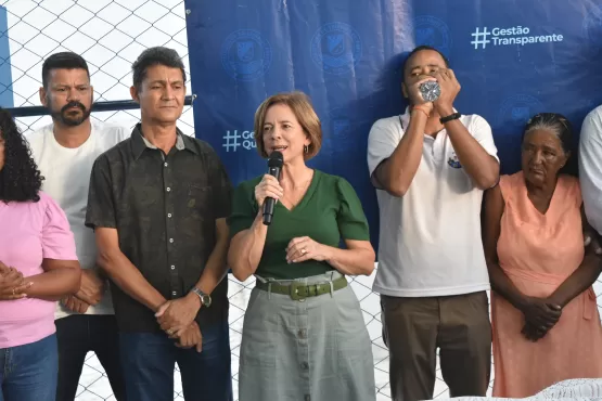 Prefeito Marcelo Belitardo inaugura a quadra poliesportiva da Escola Municipal Pedro Agrizzi