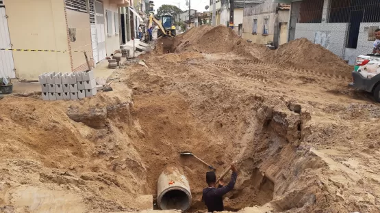 Prefeitura chega à etapa final com as obras de macrodrenagem para concluir projeto de asfaltamento em Mucuri