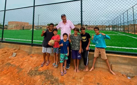 Areninha Society conquistada pelo prefeito Beto Pinto está com obra em fase de conclusão