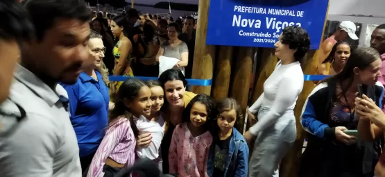 Prefeita Luciana Rodrigues inaugura novo Pier de Nova Viçosa e é prestigiada por uma multidão de moradores
