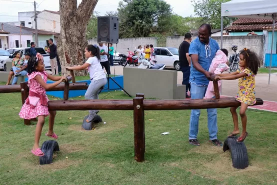 Prefeitura reinaugurou a Praça Draus Coelho Rocha, no bairro São Lourenço, no último sábado (01)