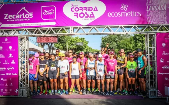 Teixeira de Freitas - Corrida Rosa chama a atenção para a prevenção e tratamento do Câncer de Mama