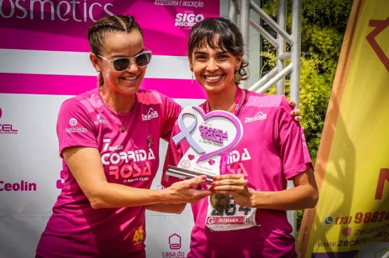 Teixeira de Freitas - Corrida Rosa chama a atenção para a prevenção e tratamento do Câncer de Mama