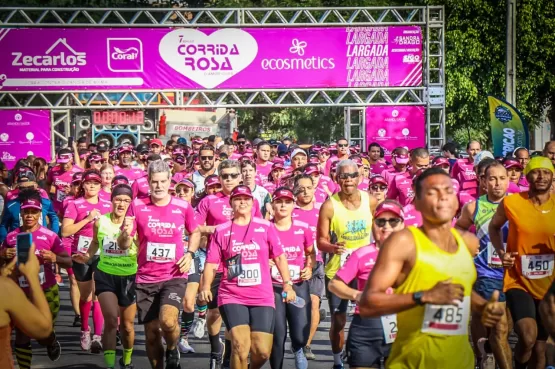 Teixeira de Freitas - Corrida Rosa chama a atenção para a prevenção e tratamento do Câncer de Mama