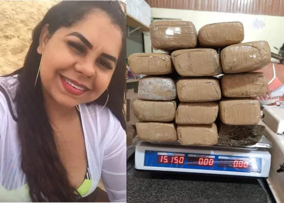 Mulher é presa pelo PETO com grande quantidade de drogas, em Itamaraju