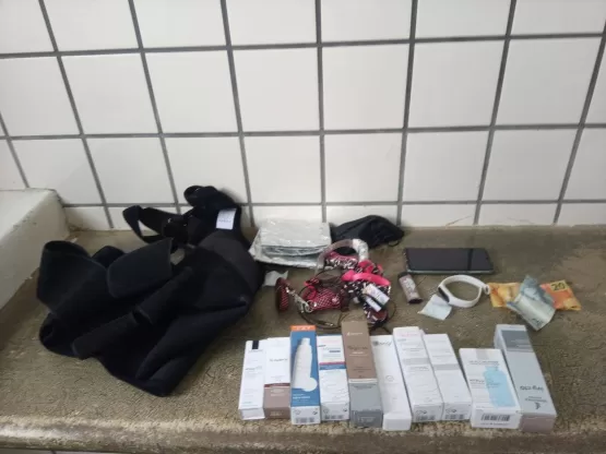 Homem é preso após furtar produtos em uma farmácia no Centro de Teixeira de Freitas