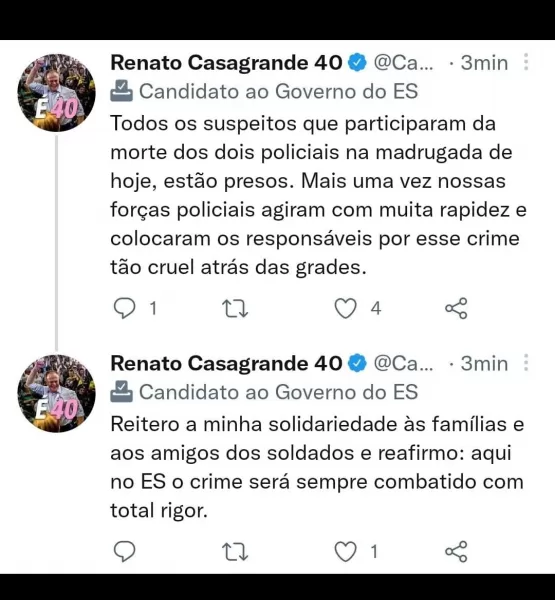 Vídeos- Doissoldados da Polícia  Militar  são mortos durante perseguição em Cariacica/ES